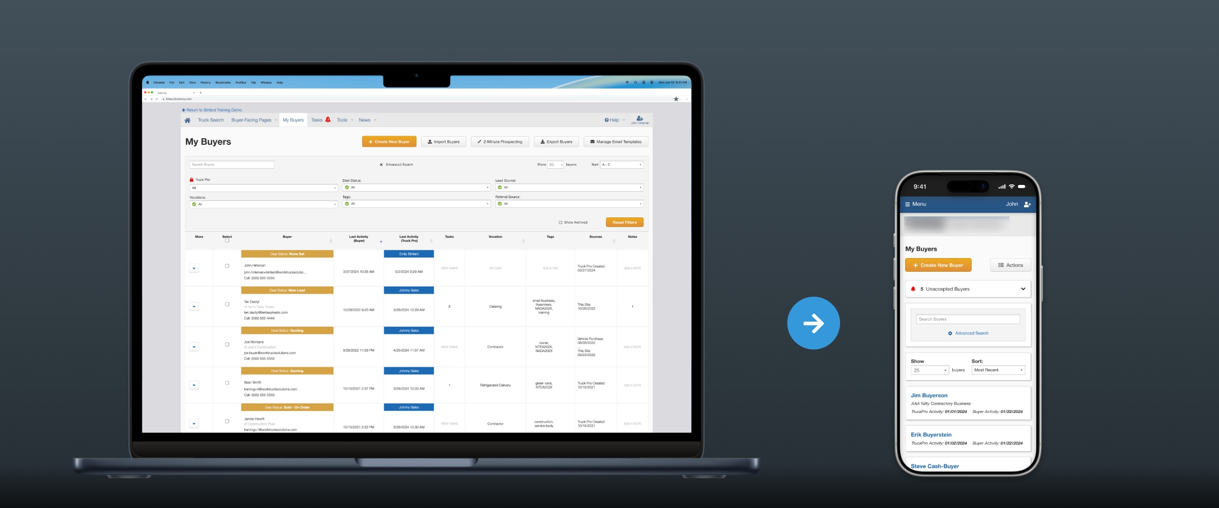 CRM from complicated tables to simple mobile experience.