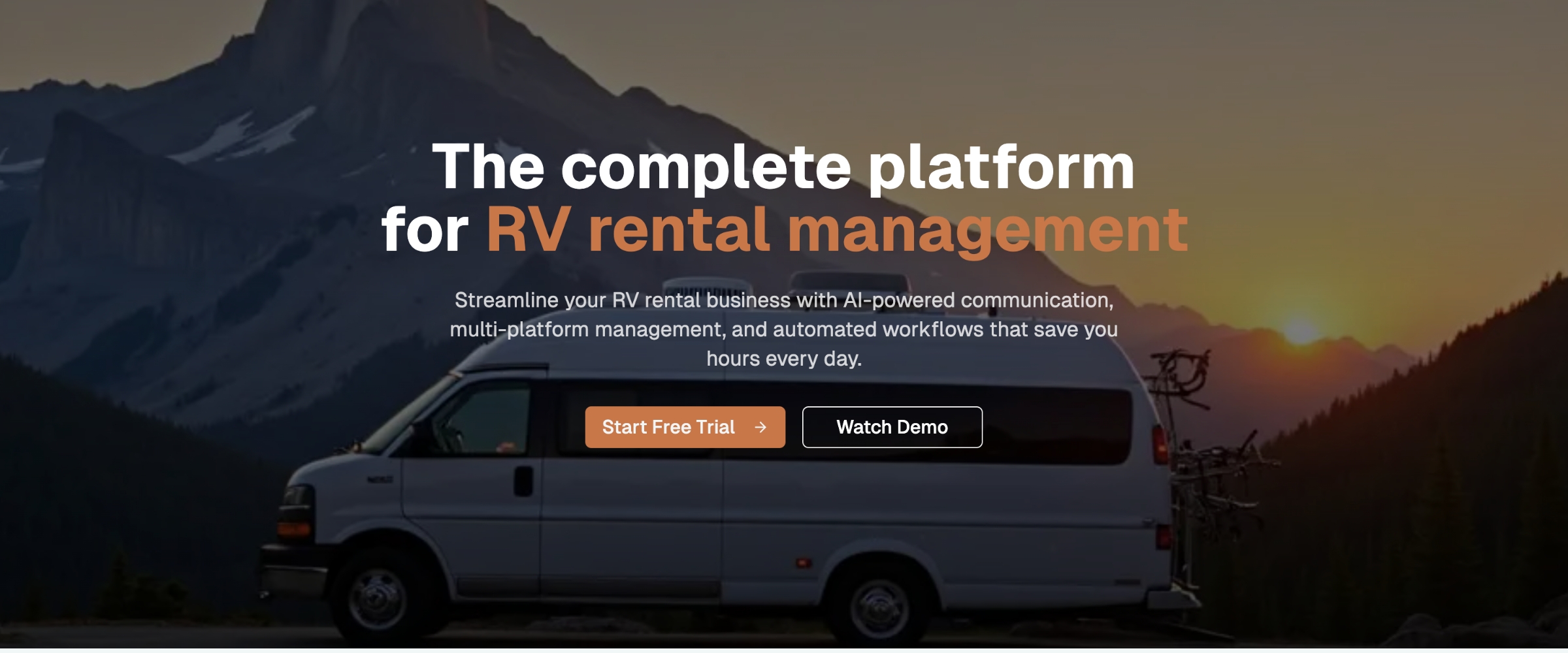 Rental Reactor: Centralizing RV Rental Management